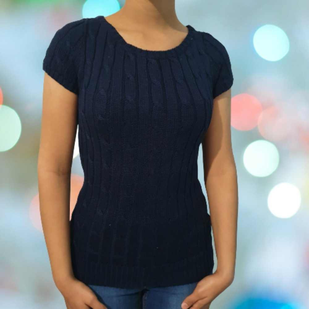 Ralph Lauren black label short sleeve Sweater.